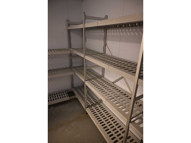 Hupfer aluminium legbordstelling (koelcel) - afbeelding 4 van  5