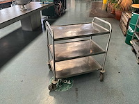 Hupfer rvs serveerwagen - afbeelding 1 van  5
