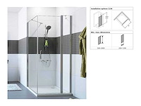 Hüppe 900 c23604 087 321 douchewand - afbeelding 1 van  3