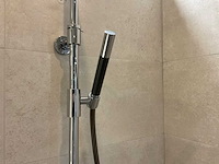 Hüppe design pure douchedeur met glijstangset - afbeelding 6 van  7