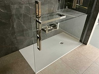 Huppe duplo douchevloer met douchewand - afbeelding 2 van  9