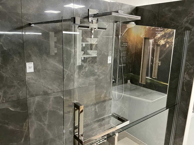 Huppe duplo douchevloer met douchewand - afbeelding 3 van  9