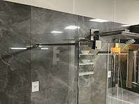 Huppe duplo douchevloer met douchewand - afbeelding 4 van  9