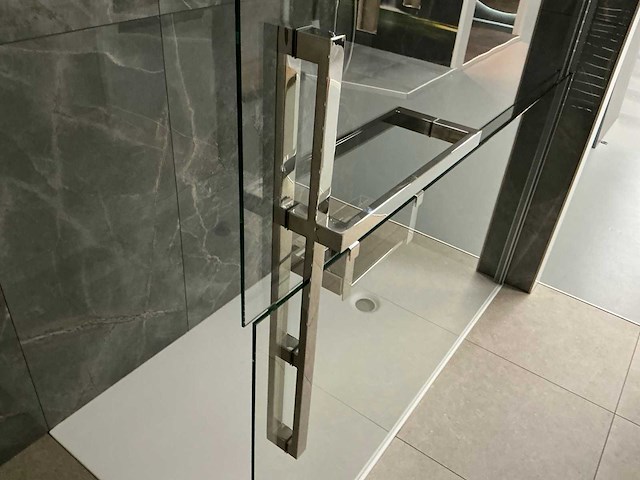 Huppe duplo douchevloer met douchewand - afbeelding 8 van  9