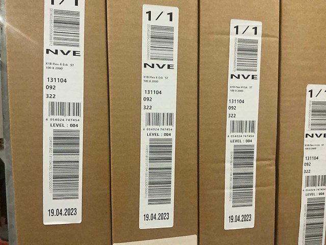 Huppe nve x1b flex 4-eck 100x200cm zwaaideur (9x) - afbeelding 2 van  2