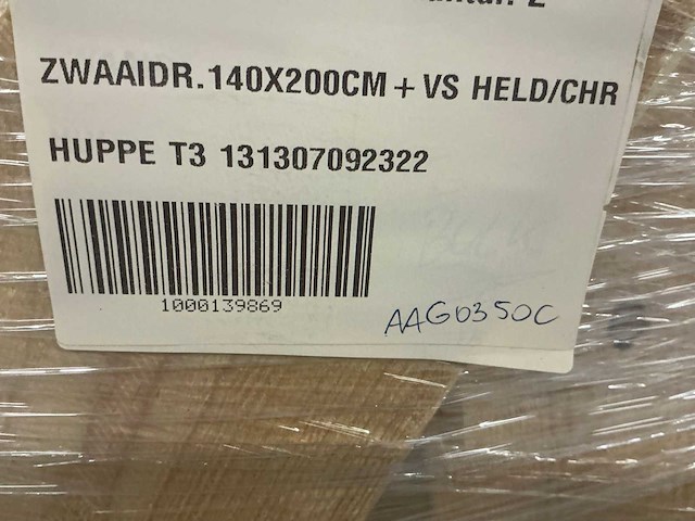 Huppe nve x1b flex 4-eck 140x200cm zwaaideur - afbeelding 3 van  4