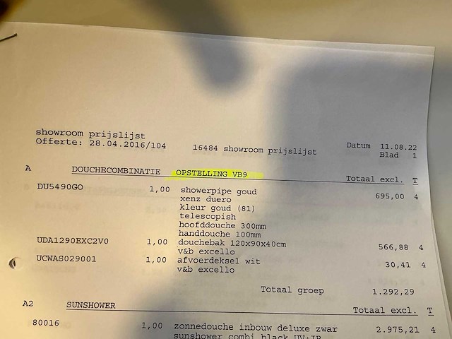 Huppe / villeroy&boch douchecombinatie - afbeelding 2 van  11