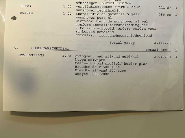 Huppe / villeroy&boch douchecombinatie - afbeelding 3 van  11