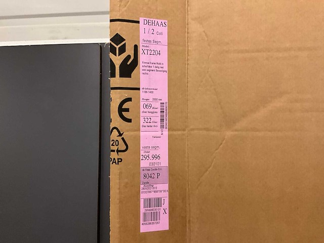 Hüppe xt2204 xtensa douchedeur - afbeelding 2 van  5