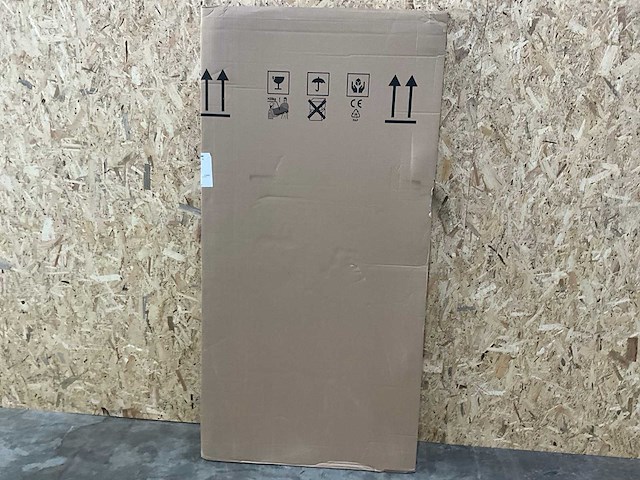 Huppe zijwand design e 892-907xh2000mm zilvermat helder vrijstaand - afbeelding 1 van  4
