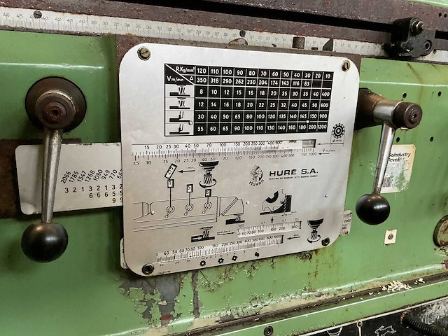 Huré s.a. mu6 universele freesmachine - afbeelding 27 van  27