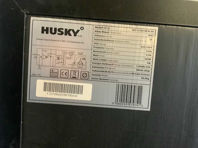 Husky hus-c2-865-bk-nl-hu barkoeling - afbeelding 3 van  4