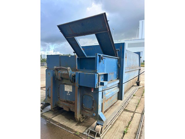 Husmann perscontainer met kantelaar - afbeelding 2 van  6
