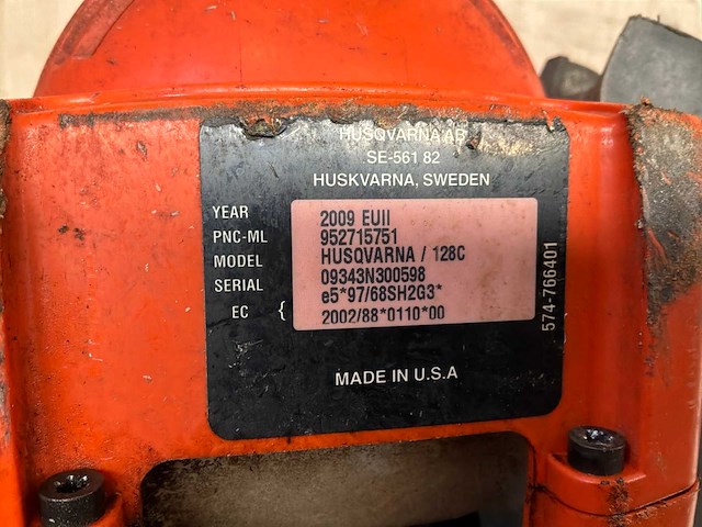 Husqvarna 128c benzine trimmer - afbeelding 1 van  4
