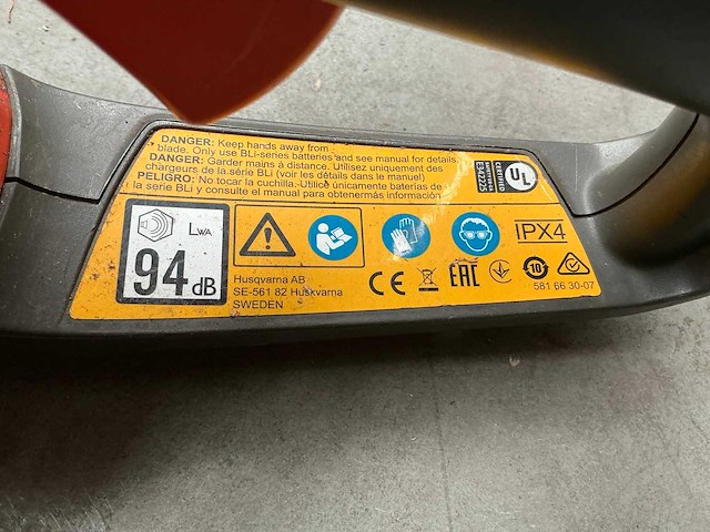 Husqvarna 520ihd60 accuheggenschaar - afbeelding 4 van  5