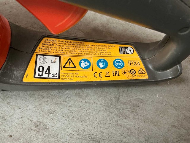 Husqvarna 520ihd60 accuheggenschaar - afbeelding 4 van  5