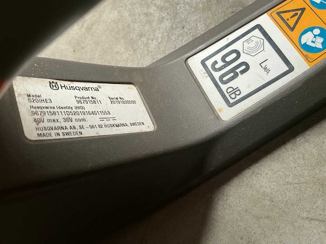 Husqvarna 520ihe3 stokheggenschaar - afbeelding 6 van  6