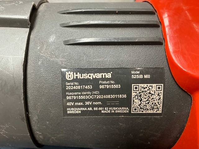Husqvarna 525ib accu bladblazer - afbeelding 5 van  5