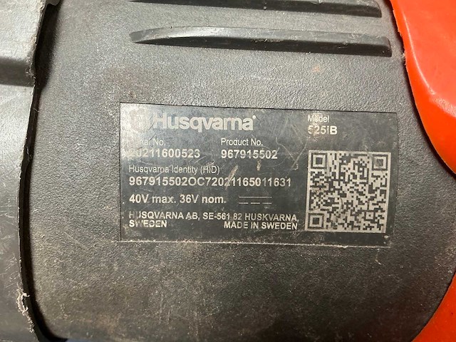 Husqvarna 525ib accu bladblazer - afbeelding 4 van  4