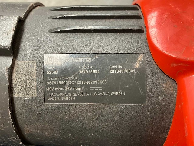 Husqvarna 525ib accu bladblazer - afbeelding 4 van  4