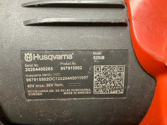 Husqvarna 525ib accu bladblazer - afbeelding 4 van  4