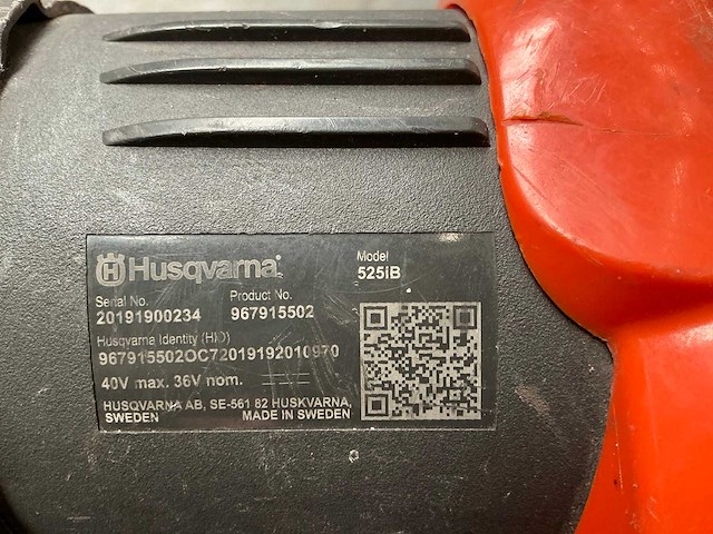 Husqvarna 525ib accu bladblazer - afbeelding 4 van  4