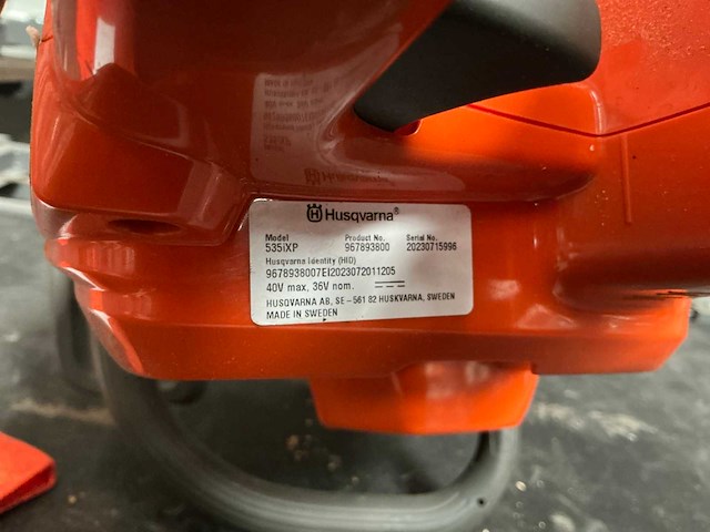 Husqvarna 535i xp accu kettingzaag - afbeelding 5 van  5