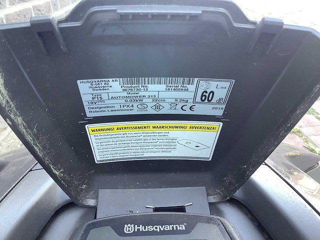 Husqvarna automower 315 robotmaaier - afbeelding 6 van  6