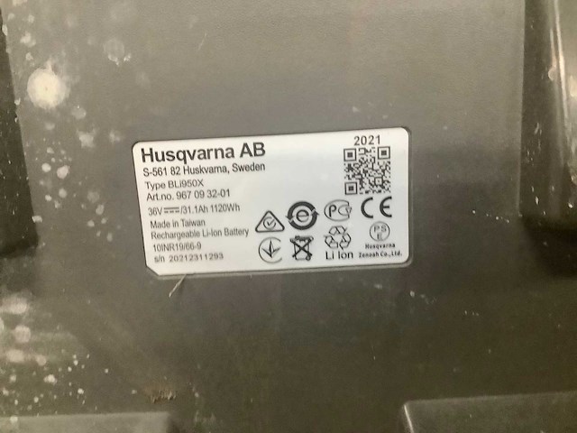 Husqvarna bli950x accu - afbeelding 4 van  4
