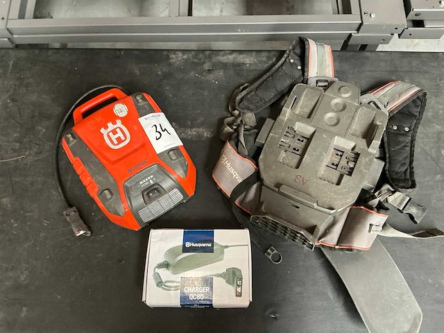 Husqvarna bli950x li-ion rugzakaccu - afbeelding 1 van  6