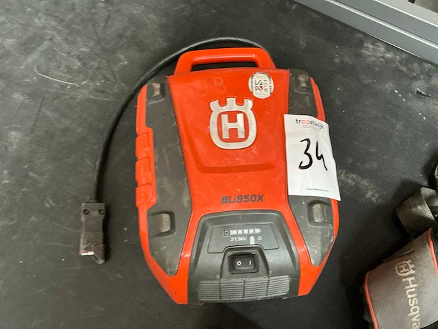 Husqvarna bli950x li-ion rugzakaccu - afbeelding 4 van  6