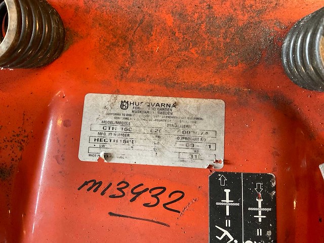 Husqvarna cth 160 zitmaaier - afbeelding 8 van  8