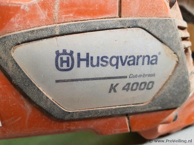 Husqvarna cut-n-break doorslijpmachine k 4000 - afbeelding 3 van  3