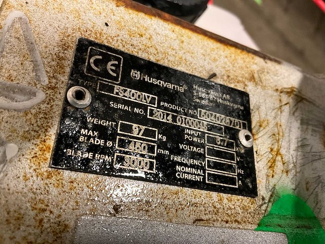 Husqvarna fs400lv betonzaag - afbeelding 6 van  6