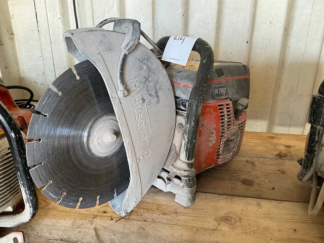 Husqvarna k760 stenenzaagmachine - afbeelding 1 van  3