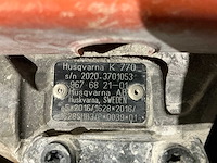 Husqvarna k770 betonzaag / motorslijper - afbeelding 7 van  7
