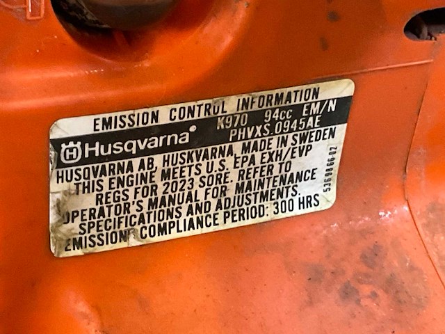 Husqvarna k970 doorslijpmachine - afbeelding 3 van  5