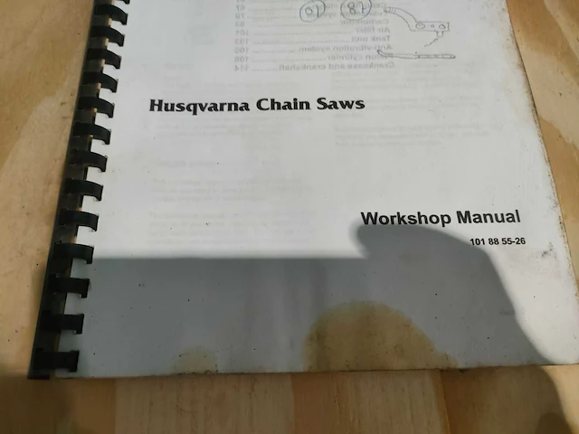 Husqvarna kettingzagen werkplaats handboek - afbeelding 1 van  6