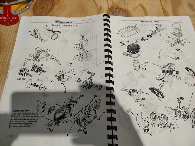 Husqvarna kettingzagen werkplaats handboek - afbeelding 6 van  6