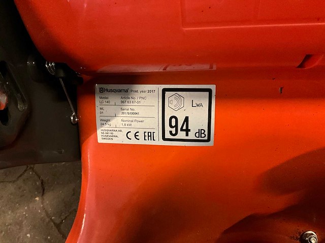 Husqvarna lc 140 grasmaaier - afbeelding 3 van  11