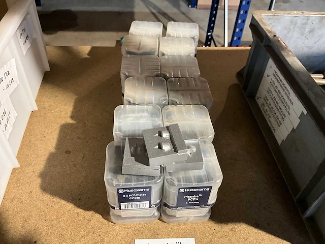 Husqvarna pcd slijtplaten set (12x) - afbeelding 1 van  3