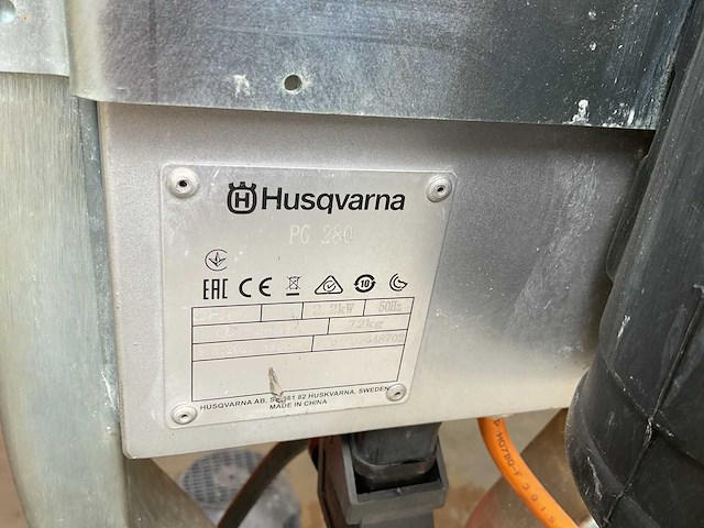 Husqvarna pg 280 betonfreesmachine - afbeelding 7 van  8