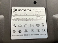 Husqvarna qc500 / qc330 acculader (3x) - afbeelding 6 van  7