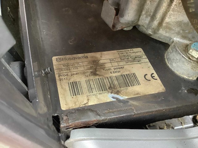 Husqvarna r111b zitmaaier - afbeelding 7 van  7