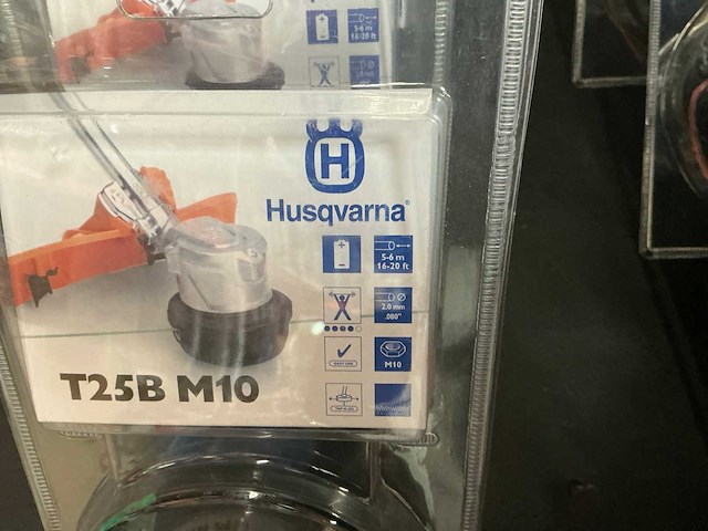 Husqvarna t25b m10 bosmaaierkop (8x) - afbeelding 3 van  3