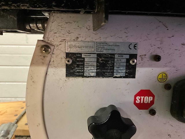 Husqvarna ts 230 f tegelzaagmachine - afbeelding 5 van  5