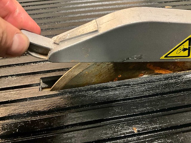 Husqvarna ts230f tegelzaagmachine - afbeelding 4 van  5