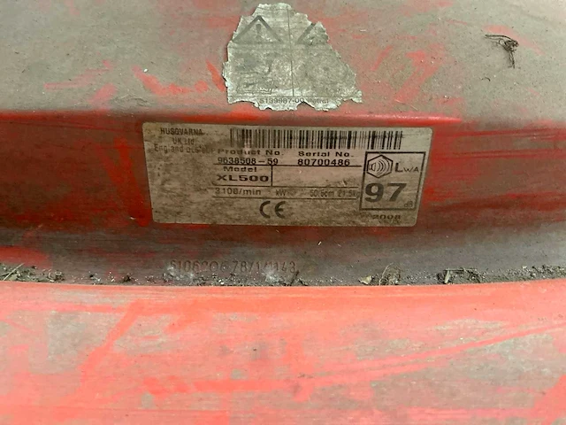 Husqvarna xl500 grasmaaier - afbeelding 7 van  8
