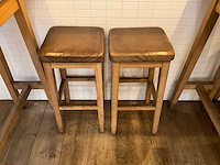 Hutten - barkruk (2x) - afbeelding 1 van  3