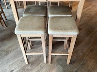 Hutten - barkruk (4x) - afbeelding 1 van  3